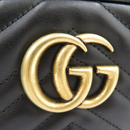 GUCCI | グッチ GGマーモント スモール カメラ バッグ ショルダーバッグ 447632-493075 ブラック【瀬戸大橋店】