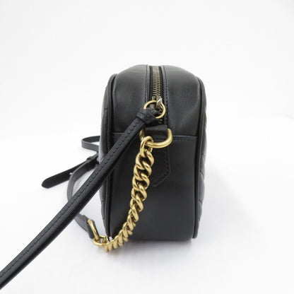 GUCCI | グッチ GGマーモント スモール カメラ バッグ ショルダーバッグ 447632-493075 ブラック【瀬戸大橋店】