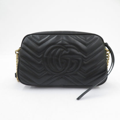 GUCCI | グッチ GGマーモント スモール カメラ バッグ ショルダーバッグ 447632-493075 ブラック【瀬戸大橋店】