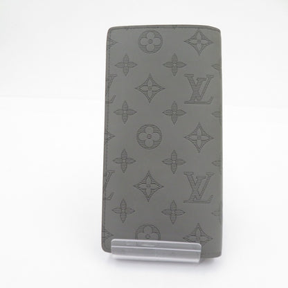 LOUIS VUITTON | ルイ・ヴィトン モノグラム シャドウ ポルトフォイユ・ブラザ 長財布 グレー【瀬戸大橋店】