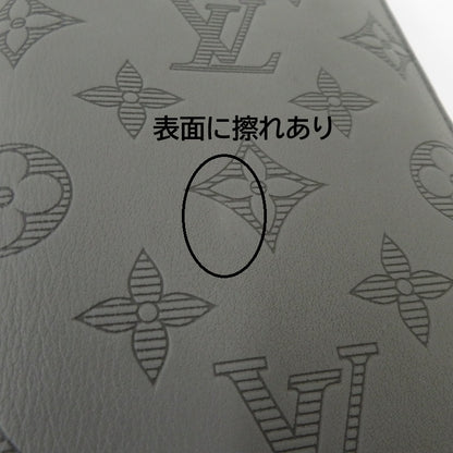 LOUIS VUITTON | ルイ・ヴィトン モノグラム シャドウ ポルトフォイユ・ブラザ 長財布 グレー【瀬戸大橋店】