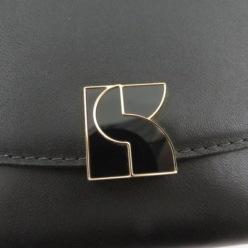 kate spade NEW YORK | ケイトスペードニューヨーク ダコタ バイフォールドフラップウォレット 三つ折り財布 ブラック【瀬戸大橋店】