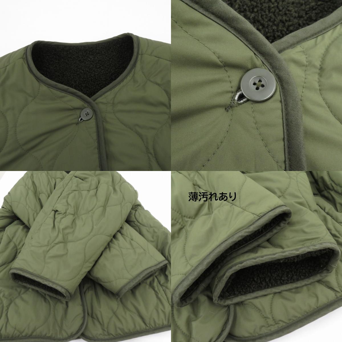 CLANE | クラネ REVERSIBLE MILITARY BOA JACKET リバーシブル ボアジャケット その他アウター 15101-0041 ブラック×ブラック サイズ：FreeSize【瀬戸大橋店】