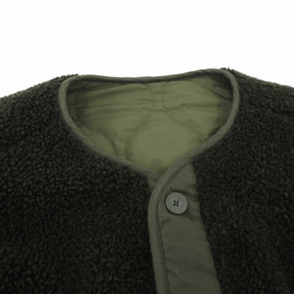 CLANE | クラネ REVERSIBLE MILITARY BOA JACKET リバーシブル ボアジャケット その他アウター 15101-0041 ブラック×ブラック サイズ：FreeSize【瀬戸大橋店】