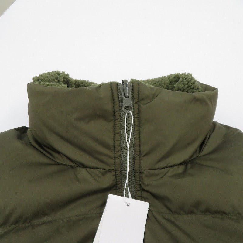 atmos | アトモス リバーシブルショート 23AW 中綿ジャケット カーキ サイズ：FreeSize【瀬戸大橋店】