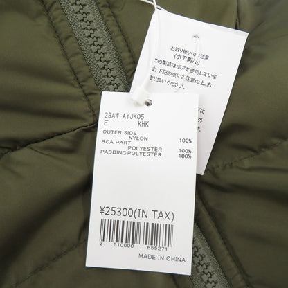 atmos | アトモス リバーシブルショート 23AW 中綿ジャケット カーキ サイズ：FreeSize【瀬戸大橋店】
