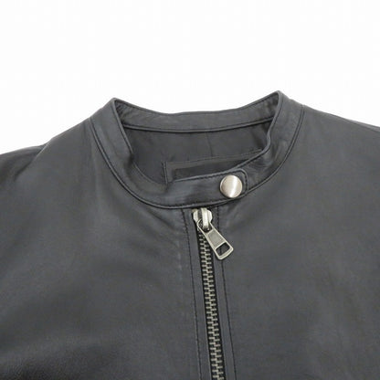 Liugoo Leathers 羊革 ジャケット レザー ブラック サイズ：3【瀬戸大橋店】