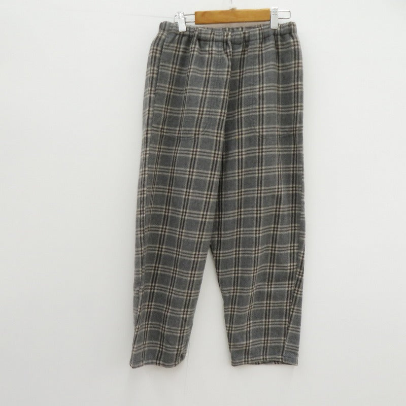 Danton | ダントン W EASY PANTS イージーパンツ チェック柄 パンツ JD-2540WRF グレー サイズ：36【瀬戸大橋店】