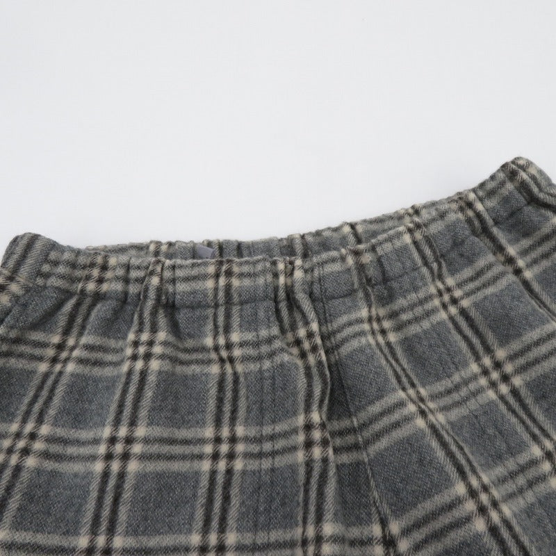 Danton | ダントン W EASY PANTS イージーパンツ チェック柄 パンツ JD-2540WRF グレー サイズ：36【瀬戸大橋店】