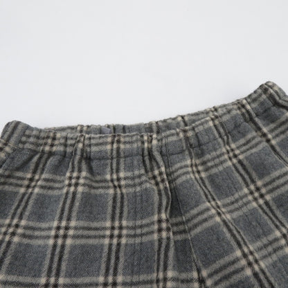 Danton | ダントン W EASY PANTS イージーパンツ チェック柄 パンツ JD-2540WRF グレー サイズ：36【瀬戸大橋店】