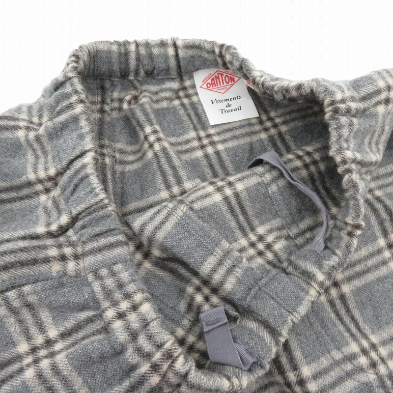 Danton | ダントン W EASY PANTS イージーパンツ チェック柄 パンツ JD-2540WRF グレー サイズ：36【瀬戸大橋店】