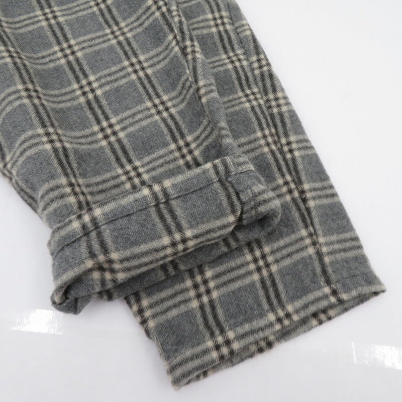 Danton | ダントン W EASY PANTS イージーパンツ チェック柄 パンツ JD-2540WRF グレー サイズ：36【瀬戸大橋店】