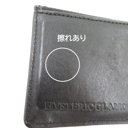 HYSTERIC GLAMOUR | ヒステリックグラマー フラグメントケース コインケース 02221QG04996 ブラック【瀬戸大橋店】