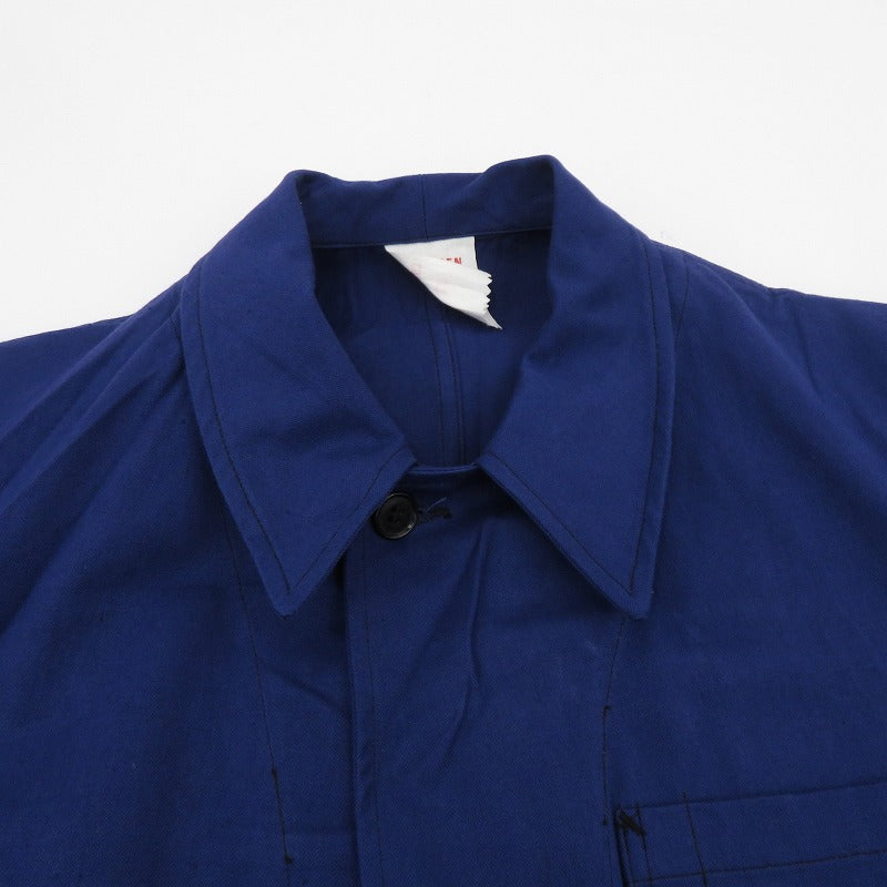 VINTAGE衣料 | ヴィンテージイリョウ FRENCH モールスキンワークコート 60’ その他アウター サイズ：92/M-L ネイビー【瀬戸大橋店】