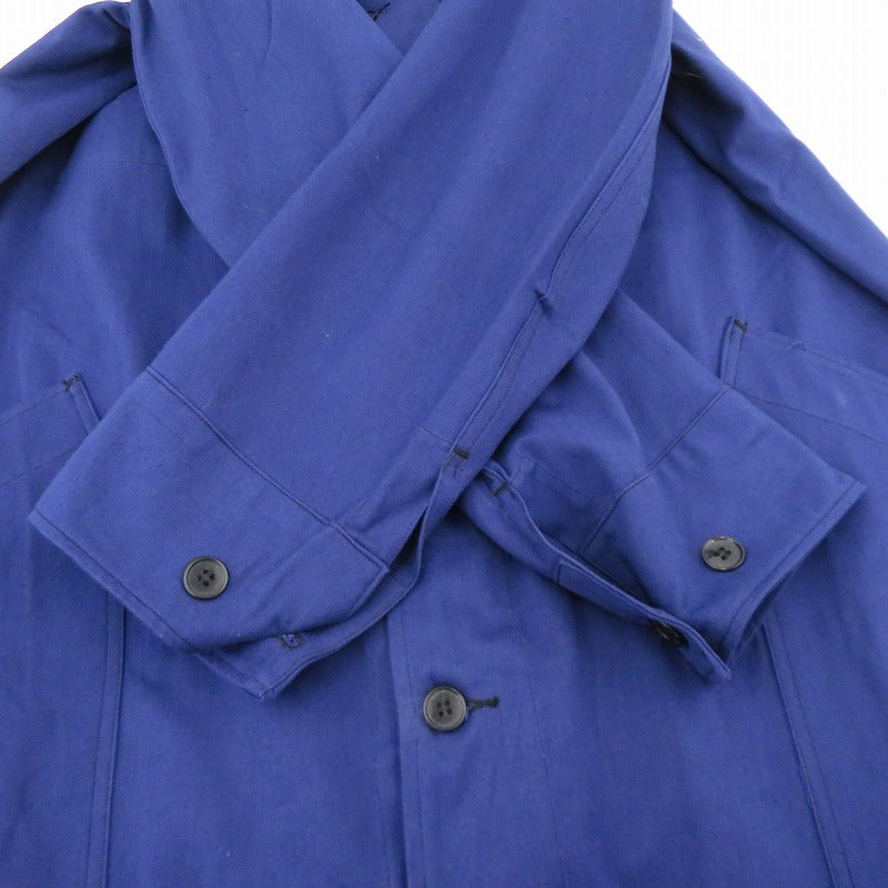 VINTAGE衣料 | ヴィンテージイリョウ FRENCH モールスキンワークコート 60’ その他アウター サイズ：92/M-L ネイビー【瀬戸大橋店】