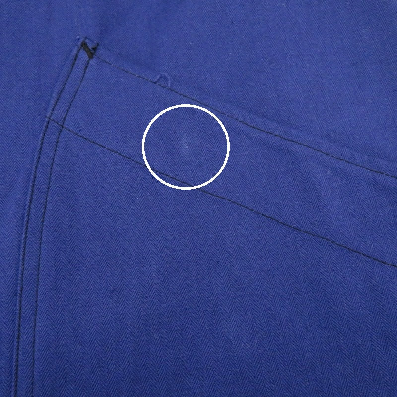 VINTAGE衣料 | ヴィンテージイリョウ FRENCH モールスキンワークコート 60’ その他アウター サイズ：92/M-L ネイビー【瀬戸大橋店】