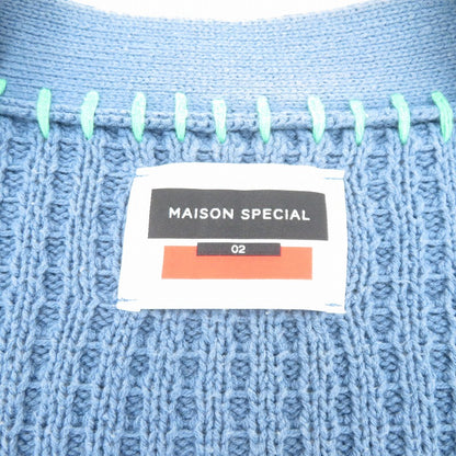 MAISON SPECIAL | メゾンスペシャル カーディガン 11212361340 ブルー サイズ：2【瀬戸大橋店】