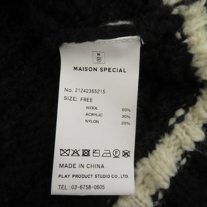 MAISON SPECIAL | メゾンスペシャル ニット 21242365215 ブラック サイズ：FreeSize【瀬戸大橋店】