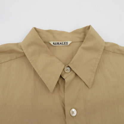 AURALEE | オーラリー 24SS 半袖シャツ A24SS03TN ベージュ サイズ：4【瀬戸大橋店】