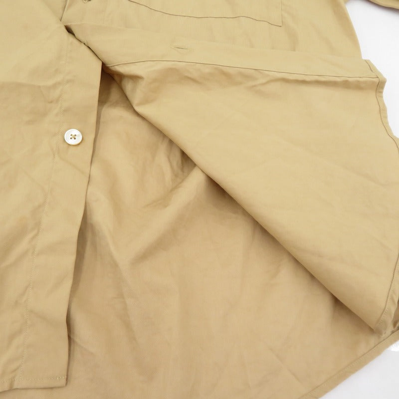 AURALEE | オーラリー 24SS 半袖シャツ A24SS03TN ベージュ サイズ：4【瀬戸大橋店】