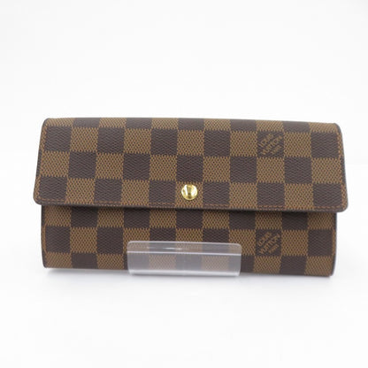 LOUIS VUITTON | ルイ・ヴィトン ダミエ エベヌ ポルトフォイユ・サラ 長財布 N61734 ブラウン【瀬戸大橋店】