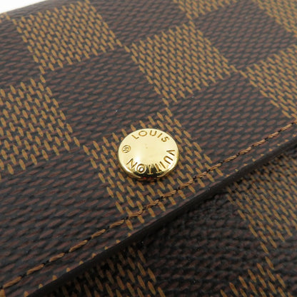 LOUIS VUITTON | ルイ・ヴィトン ダミエ エベヌ ポルトフォイユ・サラ 長財布 N61734 ブラウン【瀬戸大橋店】
