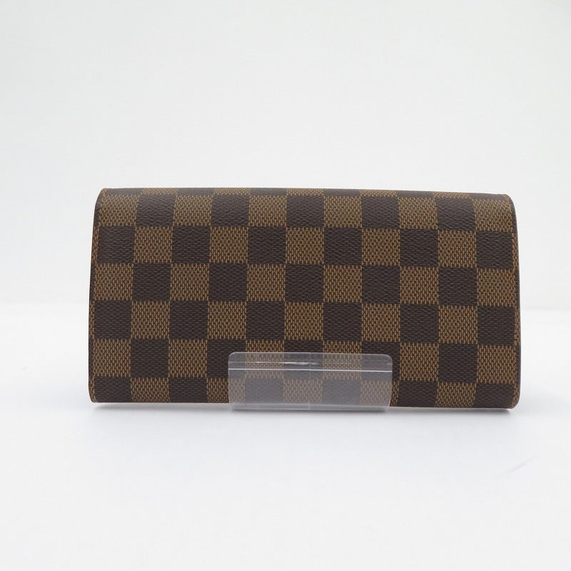 LOUIS VUITTON | ルイ・ヴィトン ダミエ エベヌ ポルトフォイユ・サラ 長財布 N61734 ブラウン【瀬戸大橋店】