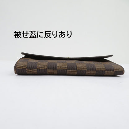 LOUIS VUITTON | ルイ・ヴィトン ダミエ エベヌ ポルトフォイユ・サラ 長財布 N61734 ブラウン【瀬戸大橋店】