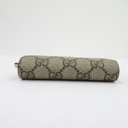 GUCCI | グッチ GGスプリーム ダブルG カードケース ウォレット 二つ折り財布 658610･496334 ベージュ【瀬戸大橋店】