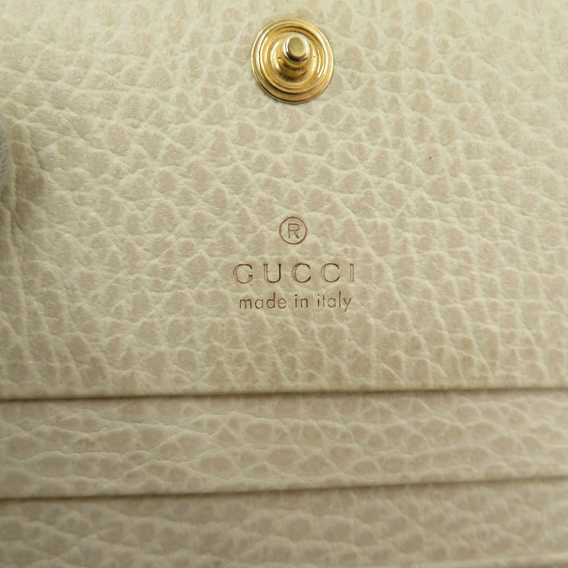 GUCCI | グッチ GGスプリーム ダブルG カードケース ウォレット 二つ折り財布 658610･496334 ベージュ【瀬戸大橋店】