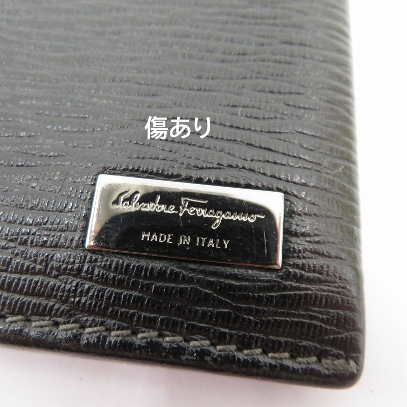 Salvatore Ferragamo | サルヴァトーレフェラガモ ロゴプレート 長財布 667073 ブラック【瀬戸大橋店】