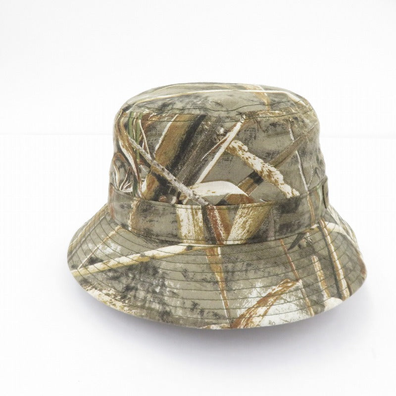 DESCENDANT | ディセンダント BOX BUCKET CAMO カモ バケットハット ハット カーキ サイズ：3【瀬戸大橋店】