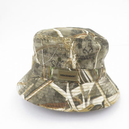DESCENDANT | ディセンダント BOX BUCKET CAMO カモ バケットハット ハット カーキ サイズ：3【瀬戸大橋店】