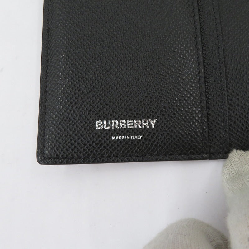 BURBERRY | バーバリー アイコンストライプ柄 長財布 8033848 ブラック【瀬戸大橋店】