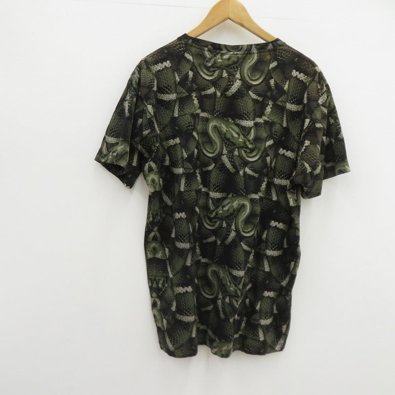 MARCELO BURLON | マルセロブロンマルセロバーロンマルセロバロン 蛇柄 半袖Ｔシャツ マルチカラー サイズ：M【瀬戸大橋店】