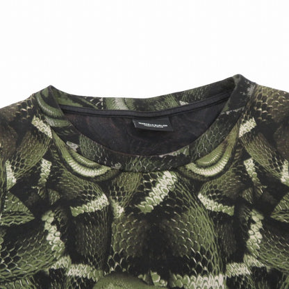 MARCELO BURLON | マルセロブロンマルセロバーロンマルセロバロン 蛇柄 半袖Ｔシャツ マルチカラー サイズ：M【瀬戸大橋店】