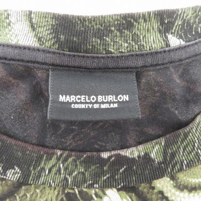 MARCELO BURLON | マルセロブロンマルセロバーロンマルセロバロン 蛇柄 半袖Ｔシャツ マルチカラー サイズ：M【瀬戸大橋店】