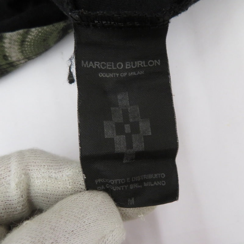 MARCELO BURLON | マルセロブロンマルセロバーロンマルセロバロン 蛇柄 半袖Ｔシャツ マルチカラー サイズ：M【瀬戸大橋店】