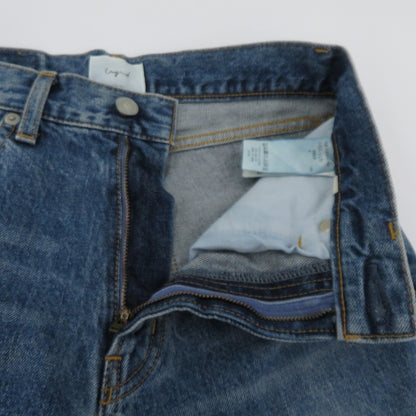 Ungrid | アングリッド ワイドロールアップルーズデニム デニムパンツ 112352418101-01 ブルー サイズ：24【瀬戸大橋店】