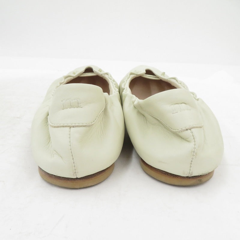 maturely バレエシューズ サイズ：24cm アイボリー 24cm【瀬戸大橋店】