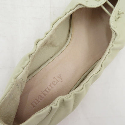 maturely バレエシューズ サイズ：24cm アイボリー 24cm【瀬戸大橋店】