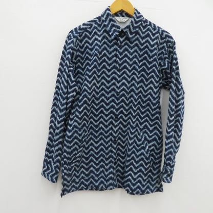 AND FAMILY | アンドファミリー Maury Long Shirts 総柄 長袖シャツ SHL2103647 ブルー サイズ：M【瀬戸大橋店】
