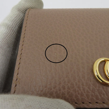 GUCCI | グッチ GGスプリーム ダブルG バイカラー ミディアムウォレット 二つ折り財布 598587-493075 ベージュ【瀬戸大橋店】