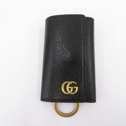 GUCCI | グッチ GGマーモント 6連 キーケース 435305 0416 ブラック【瀬戸大橋店】