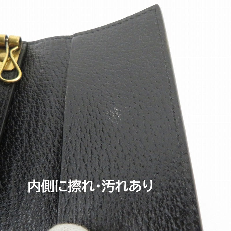 GUCCI | グッチ GGマーモント 6連 キーケース 435305 0416 ブラック【瀬戸大橋店】