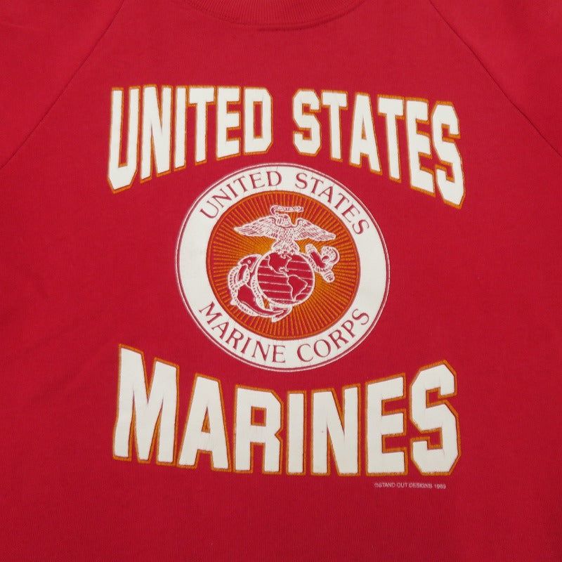 MILITARY衣料 | ミリタリーイリョウ US MARINES 80’ スウェット レッド サイズ：M【瀬戸大橋店】