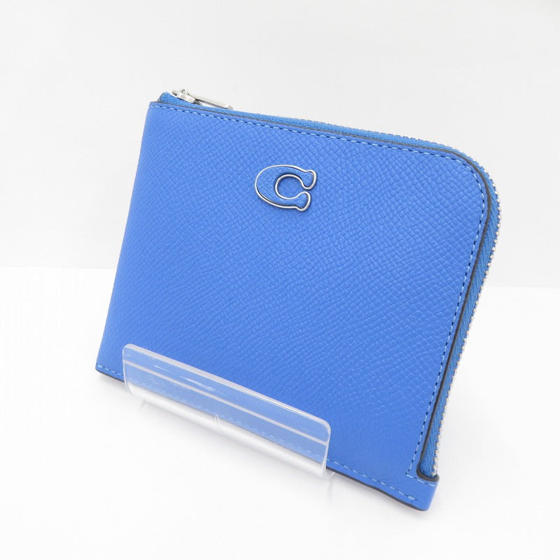 COACH | コーチ 3-IN-1 Lジップ ウォレット コインケース M2344-CJ882 ブルー【瀬戸大橋店】