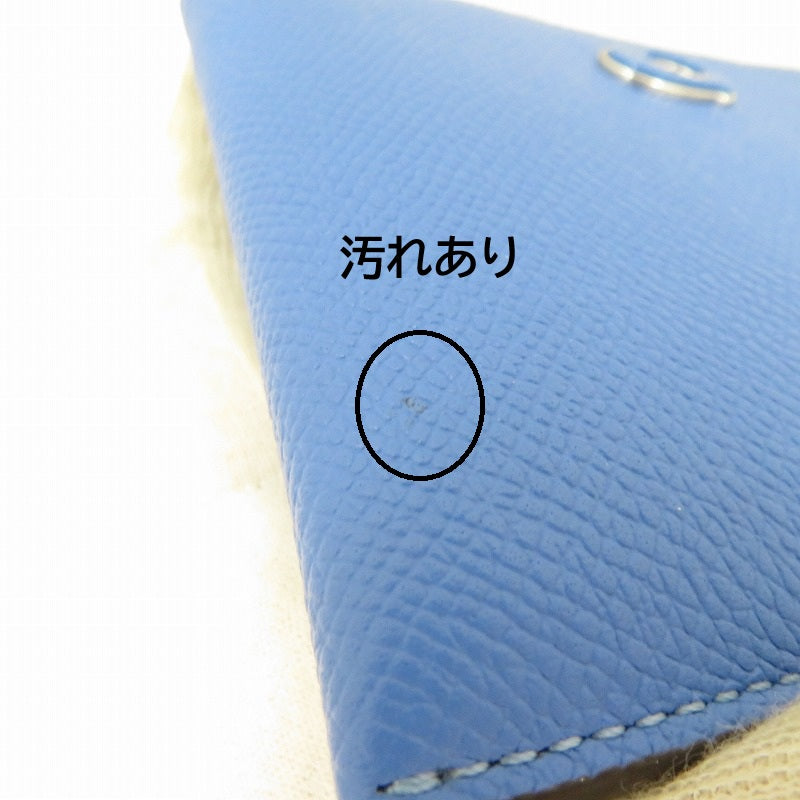 COACH | コーチ 3-IN-1 Lジップ ウォレット コインケース M2344-CJ882 ブルー【瀬戸大橋店】