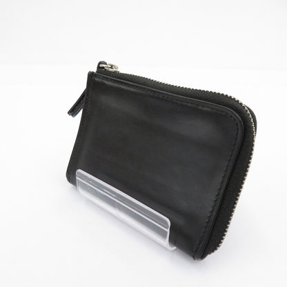 SLOW | スロウ bridle - L zip mini wallet - 財布 コインケース ブラック【瀬戸大橋店】