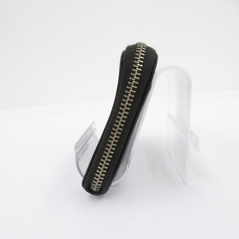 SLOW | スロウ bridle - L zip mini wallet - 財布 コインケース ブラック【瀬戸大橋店】